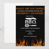 Grappig BBQ-feest in de achtertuin Kaart (Voorkant / Achterkant)