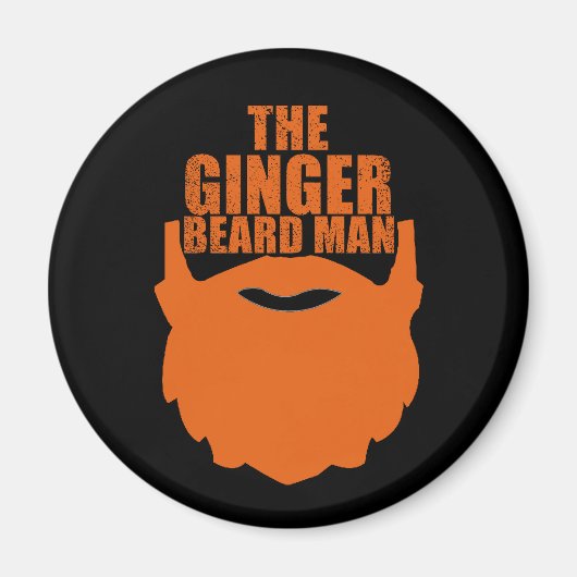 Grappig bebaarde quotes gember baard man magneet (Voorkant)