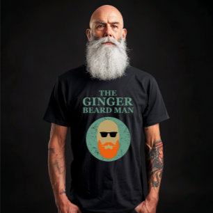 Grappig bebaarde quotes gember baard man t-shirt
