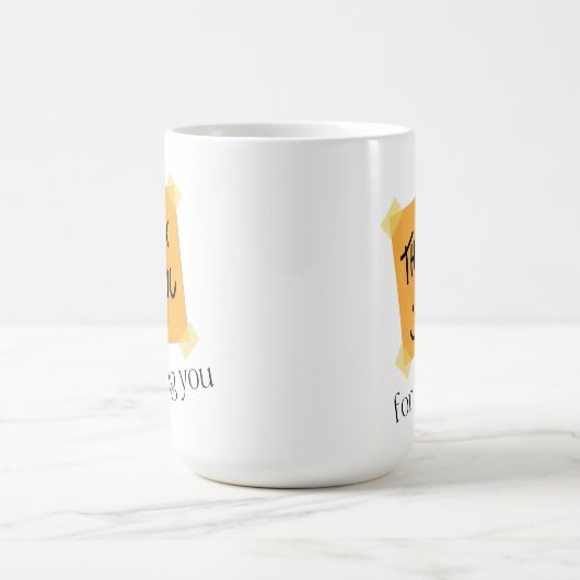 Grappig bedankt dat je jezelf bent koffiemok (Center)