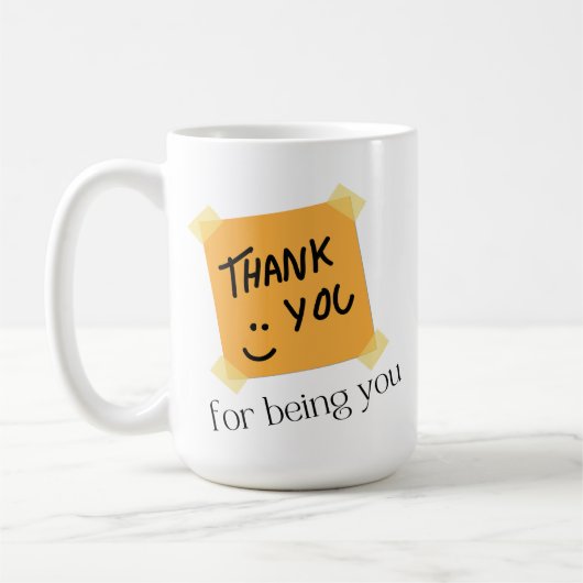 Grappig bedankt dat je jezelf bent koffiemok (Links)