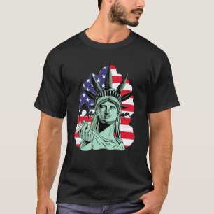 Grappig beeld van de vrijheid van het roken van pa t-shirt