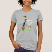 Grappig Beer dat veel Petten draagt T-shirt (Voorkant)