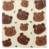 Grappig beer douchegordijn (Voorkant)