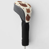 Grappig beer golfheadcover (Schuin)