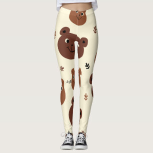 Grappig beer leggings