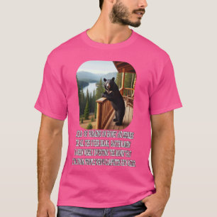Grappig Beer Meme Gekke Rich Furry Animal T-shirt