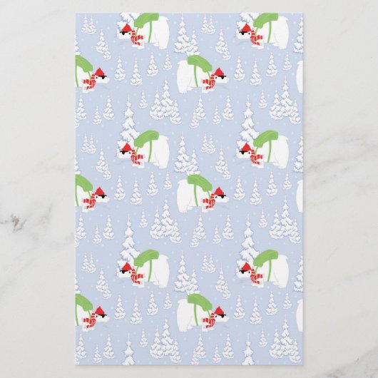 grappig beer santa briefpapier (Voorkant)