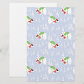 grappig beer santa briefpapier (Voorkant / Achterkant)