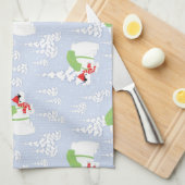 grappig beer santa theedoek (Quarter Fold)