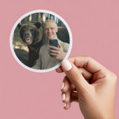 Grappig Beer Selfie Custom Sticker – Trending Now