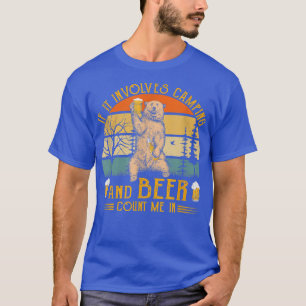 Grappig Beer Shirt als het kamperen en bier C
