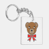 Grappig beer sleutelhanger (Voorkant Links)