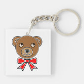 Grappig beer sleutelhanger (Achterkant)