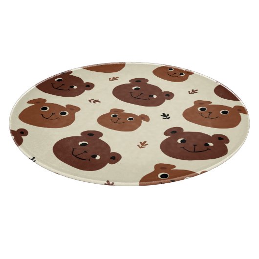 Grappig beer snijplank (Hoek)