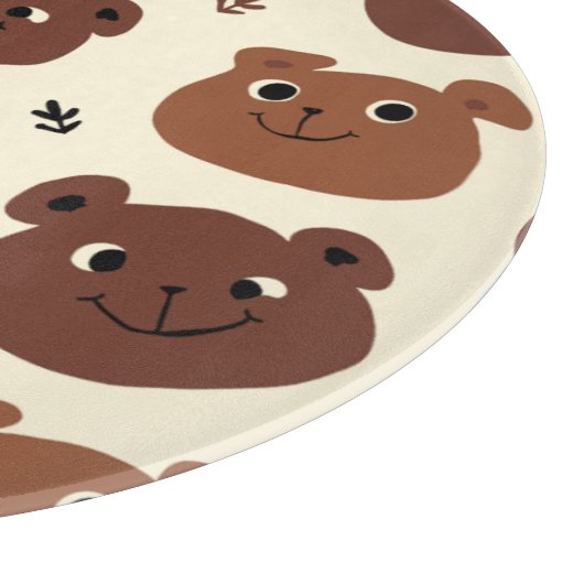 Grappig beer snijplank (Hoek)