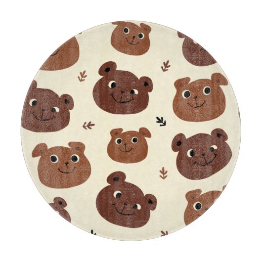 Grappig beer snijplank (Voorkant)