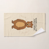 Grappig Beer uit Toilet Paper Handdoek (Handdoek)