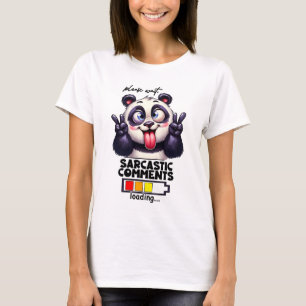 Grappig Beer wacht even, sarcastische reacties lad T-shirt