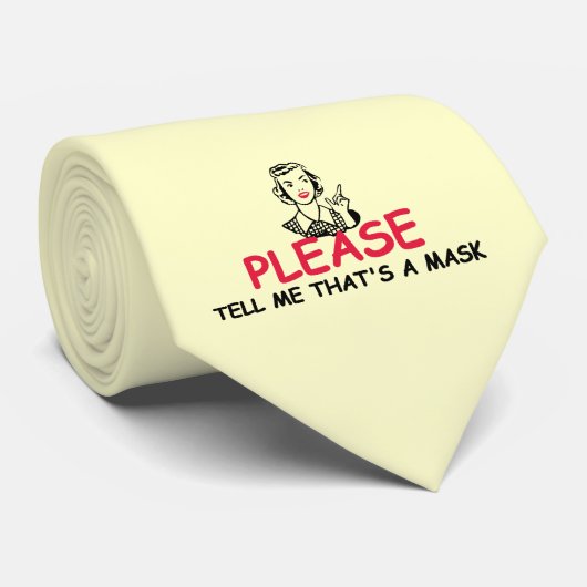 Grappig beledigend stropdas (Opgerold)