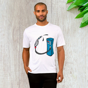 Grappig benzinestation t-shirt