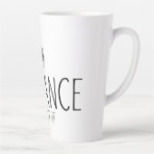 Grappig bericht - gewoon dans over het 1 latte mok (Rechts)