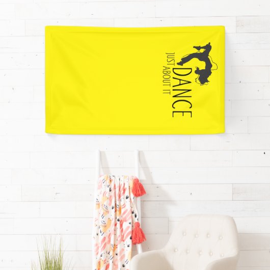 Grappig bericht - gewoon dans over het 1 spandoek (Insitu)