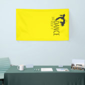 Grappig bericht - gewoon dans over het 1 spandoek (Beurs)