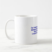 Grappig bericht op de werkplek op koffiekop koffiemok (Links)