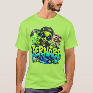 Grappig Bernabe Alien T-Shirt