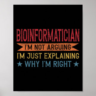 Grappig beroep citaat bio-informaticus poster