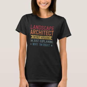 Grappig beroep citaat landschapsarchitect t-shirt
