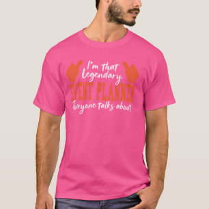 Grappig beroep citeert legendarische evenementenpl t-shirt