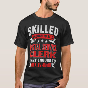 Grappig Beroepscitaat Geschoolde Postdienst Koper T-shirt