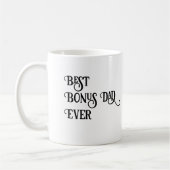 Grappig beste bonusvader ooit voor vaderdag koffiemok (Links)
