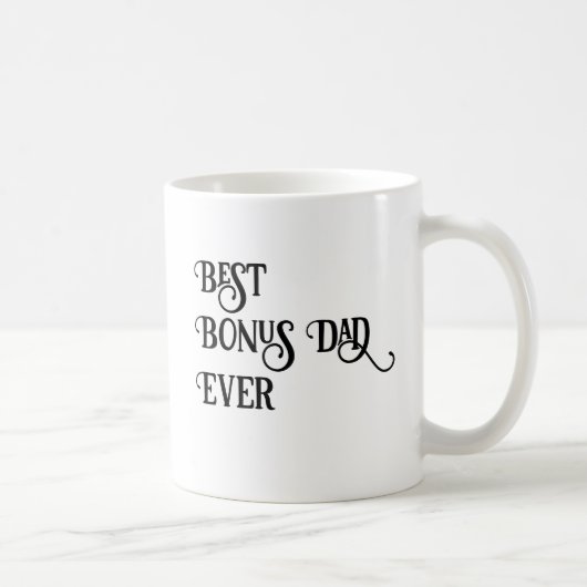 Grappig beste bonusvader ooit voor vaderdag koffiemok (Rechts)