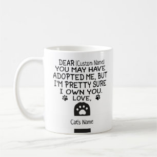 Grappig Beste Cat douanenaam en kattennaam Koffiemok