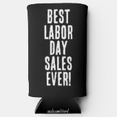 Grappig "Beste Labour Day Sales Ooit." Zwart & Wit (Voorkant)
