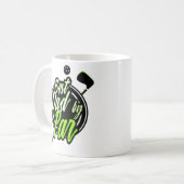 Grappig beste vader van Par Golf Player Coffee Mok (Voorkant links)