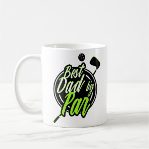 Grappig beste vader van Par Golf Player Coffee Mok
