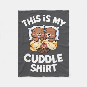 Grappig Beverskoppel Dit Is Mijn Knuffel Fleece Deken