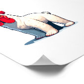 Grappig Bewaar de Pollo Beer Wall Art Poster (Hoek)