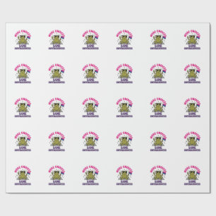 Grappig Bi Kikker Pride T-shirt ontwerp_1 Cadeaupapier