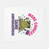 Grappig Bi Kikker Pride T-shirt ontwerp_1 Fleece Deken (Voorkant (Horizontaal))