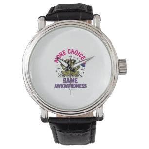 Grappig Bi Kikker Pride T-shirt ontwerp_1 Horloge