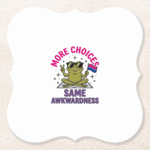 Grappig Bi Kikker Pride T-shirt ontwerp_1 Kartonnen Onderzetters