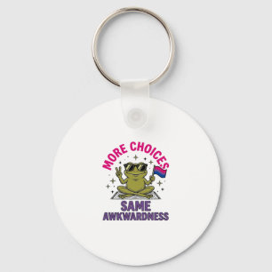 Grappig Bi Kikker Pride T-shirt ontwerp_1 Sleutelhanger