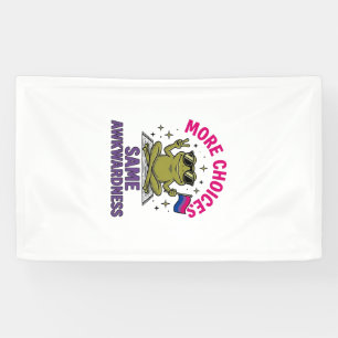 Grappig Bi Kikker Pride T-shirt ontwerp_1 Spandoek