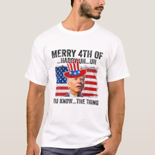 Grappig Biden verwarde vier zalig vrolijk van je.. T-shirt
