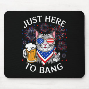 Grappig bier 4 juli kat liefhebber gewoon hier om muismat